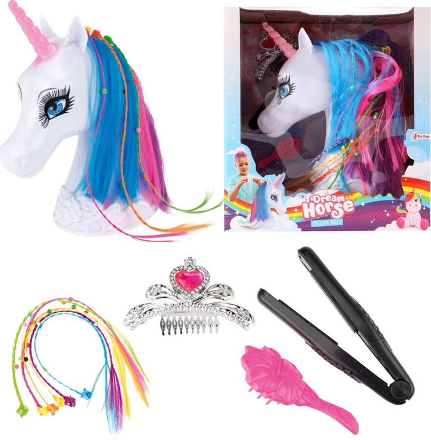 Toi-Toys Kaphoofd Dream Horse Eenhoorn met accessoires