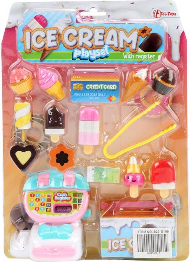Toi-Toys IJs speelset met kassa en tang