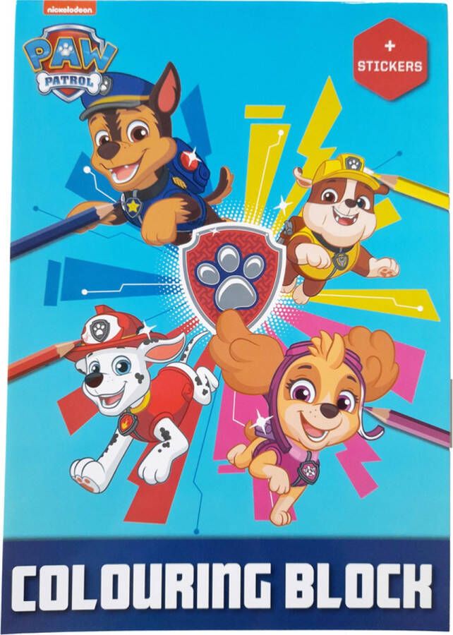 Toi-Toys Kleurboek Paw Patrol Junior Karton papier Roze