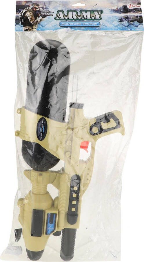 Toi-Toys Leger Waterpistool Beige zwart 46 Cm
