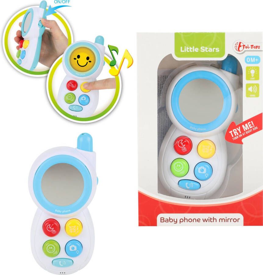 Toi-Toys Little Stars Telefoon met spiegel Speelgoedtelefoon (72965A)
