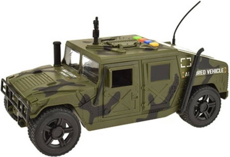 Toi-Toys Militaire Pantservoertuig Army Schaal 1:16 22 cm Groen