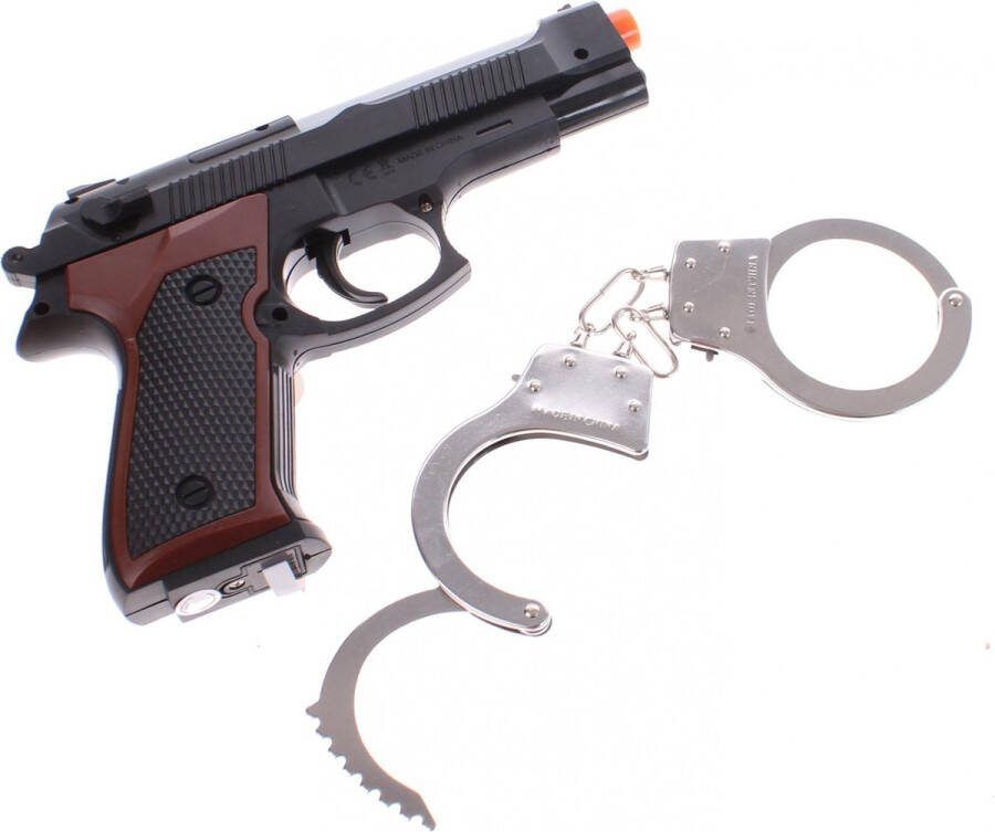 Toi-Toys Politie Speelset Met Pistool En Handboeien 22 Cm