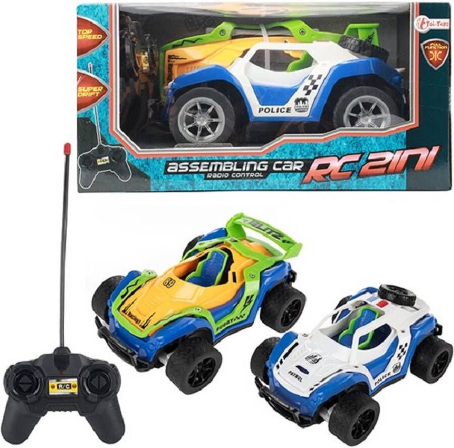 Toi-Toys RC Auto Cover Change 2-in-1 wielen afstelbaar