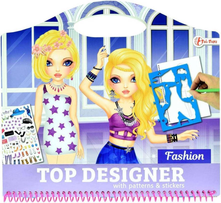 Toi-Toys Schetsboek Top Designer Meisjes Paars