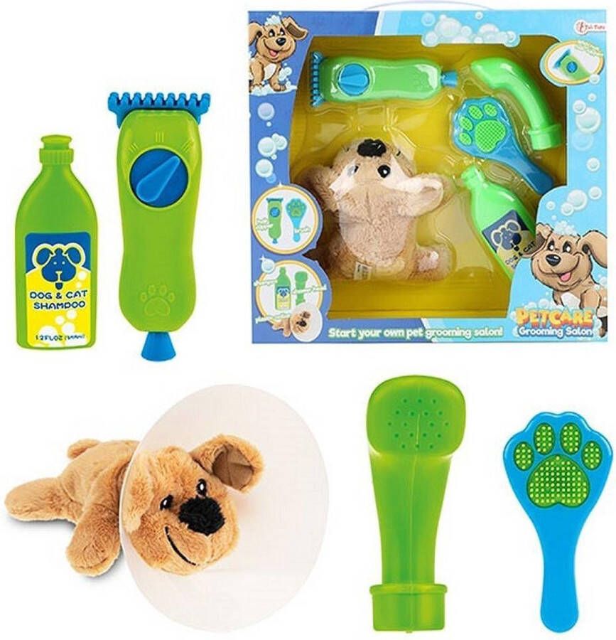 Toi-Toys Speelset Hondentrimsalon Junior Groen blauw 6-delig