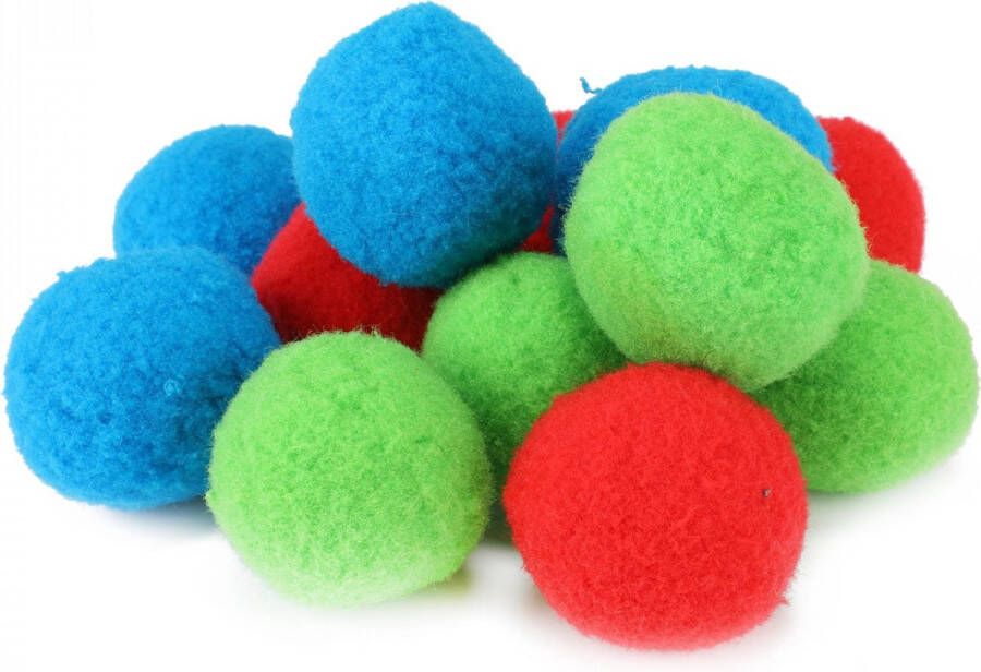 Toi-Toys Splashballen Foam Blauw rood groen 12 Stuks