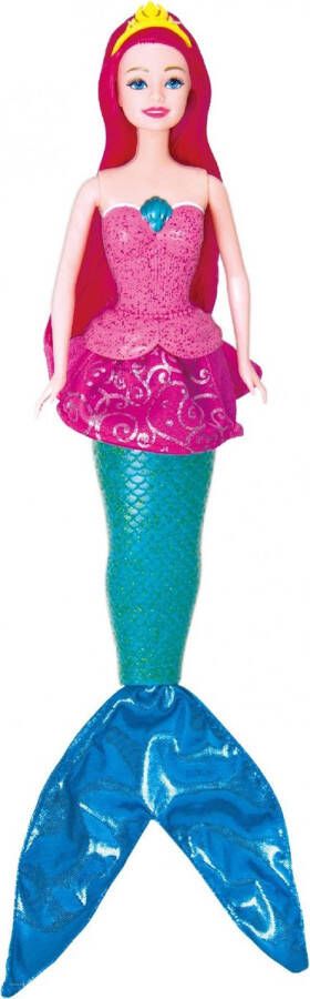 Toi-Toys zeemeermin met veranderbare staart jurk 30 cm.