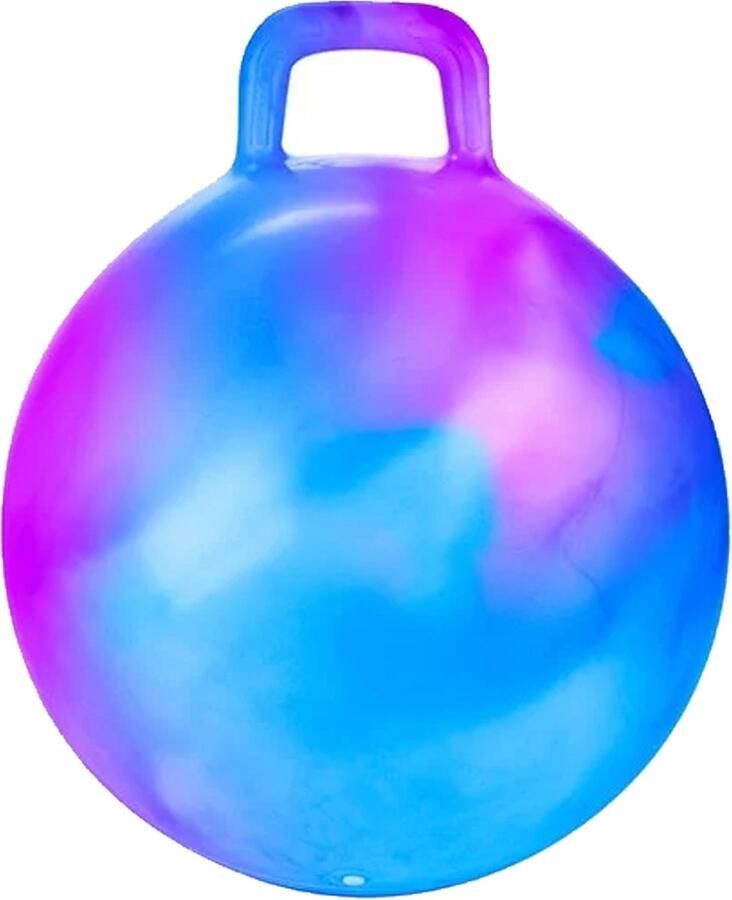 Toi-Toys Skippybal marble blauw paars D45 cm buitenspeelgoed voor kinderen
