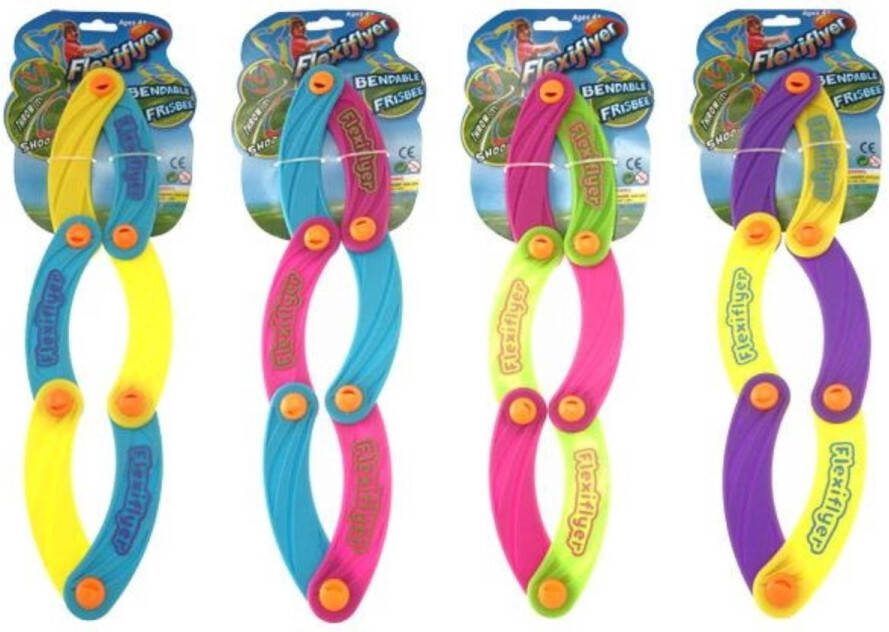 Merkloos Sans marque Merkloos Vervormbare Frisbee 33 cm. Kleurenmix