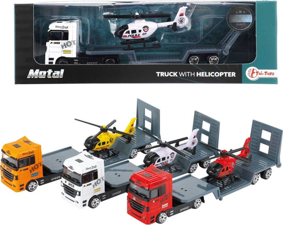 Dobeno Toi Toys Vrachtwagen Met Helikopter