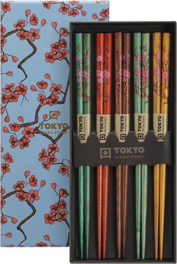 Tokyo Design Studio – Chopsticks Set – Eetstokjes – Sakura 5 paar