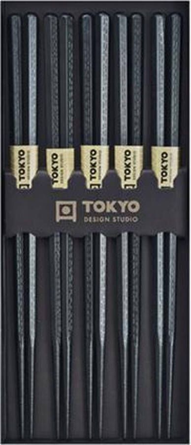 Tokyo Design Studio Melamine Chopstick set van 5 paar Pentagon