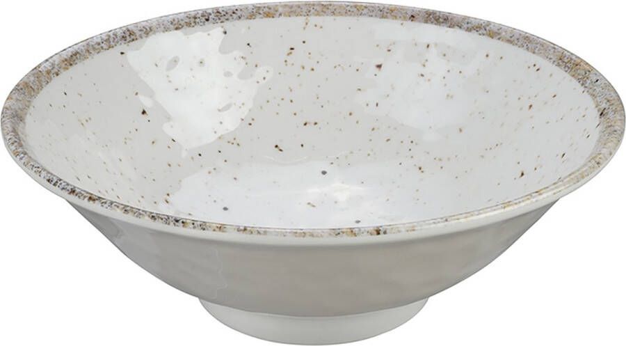 Tokyo Design Studio – Melamine Earthware – Witte Saladekom – 24.2 x 8.8cm 1000ml