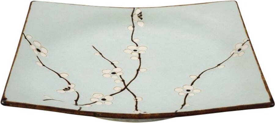 Tokyo Design Studio Vierkant Bord – Sushi Bord Soshun – Mintgroen 23.3 x 23.3 cm