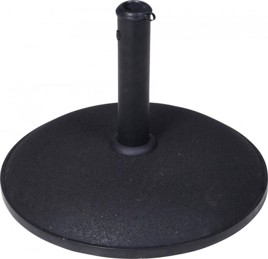 Tom Ronde Parasolvoet 25 Kg Beton 50 Cm Mat zwart