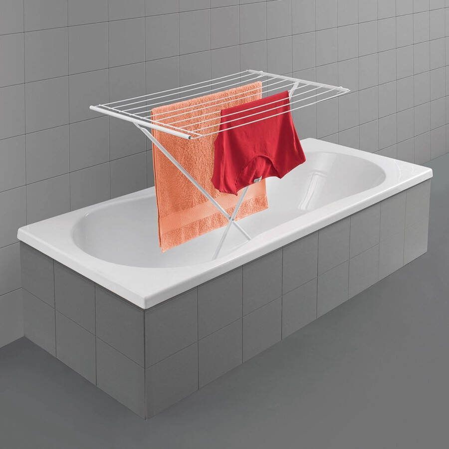 Tomado Metaltex Droogrek Como 8 meter drooglengte Wit