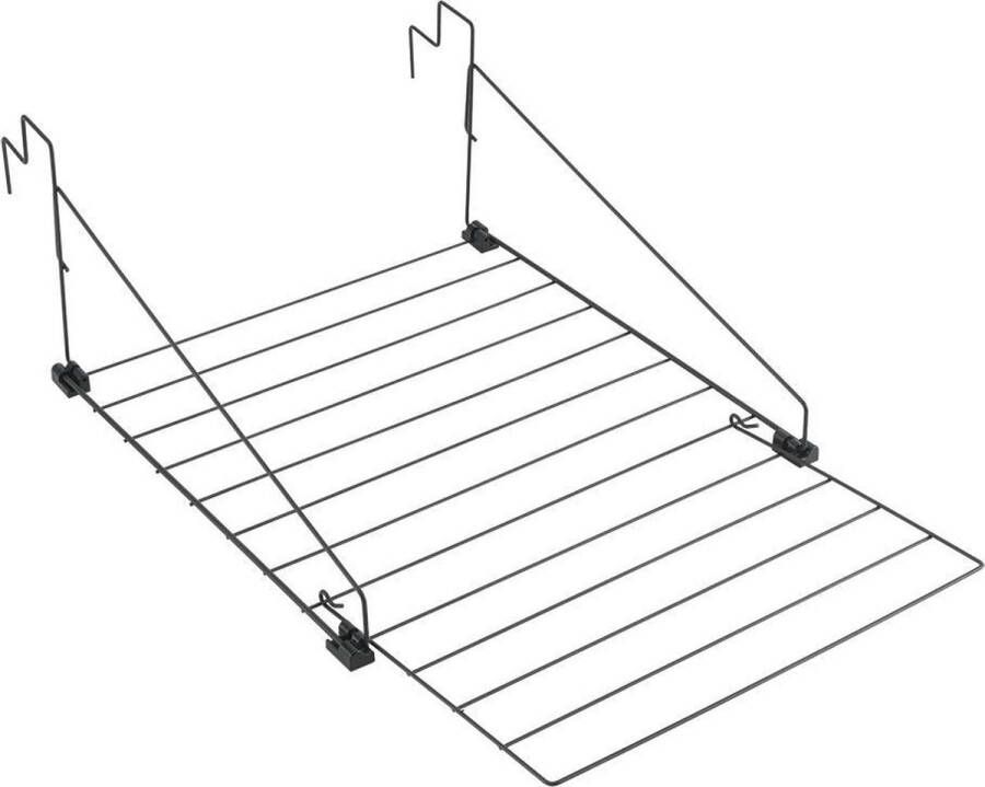 Tomado Metaltex Droogrek Den Haag Ophangen aan radiator deur douchewand of balkon 9 meter Drooglengte 5 jaar garantie Matzwart