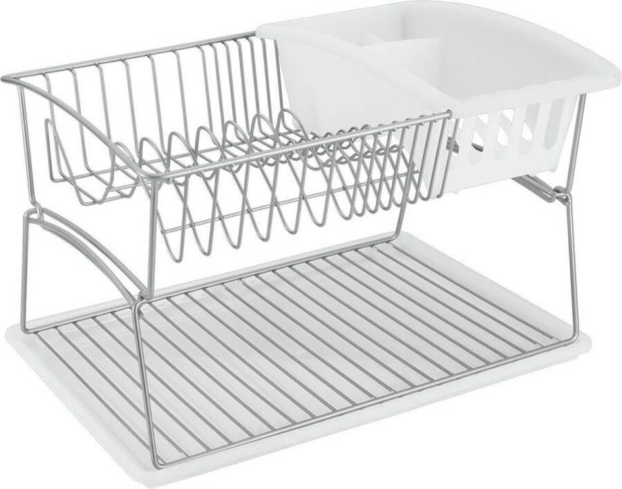 Tomado Metaltex Tomado Metaltex Afdruiprek 2 Verdiepingen Bestekhouder