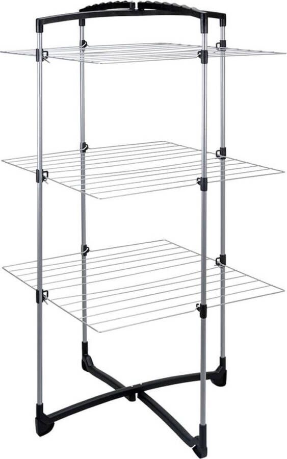Tomado Metaltex Tomado Metaltex Fortino 3 Droogrek 25 meter drooglengte Ook voor kledinghangers Half geopend te gebruiken