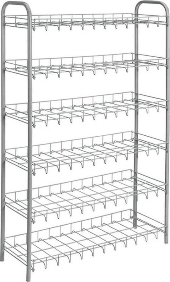 Tomado Metaltex Tomado Metaltex Shoe 6 Schoenenrek Wit 64x23x104 cm 6 verdiepingen
