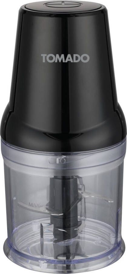 Tomado TCH2001B Hakmolen 360 ml 2 RVS messen 400 watt Snijdt hakt en mixt Zwart