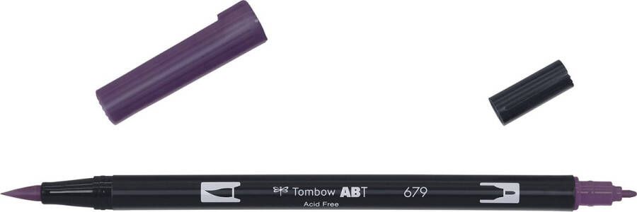 Tombow ABT dual brush pen dark plum ABT-679