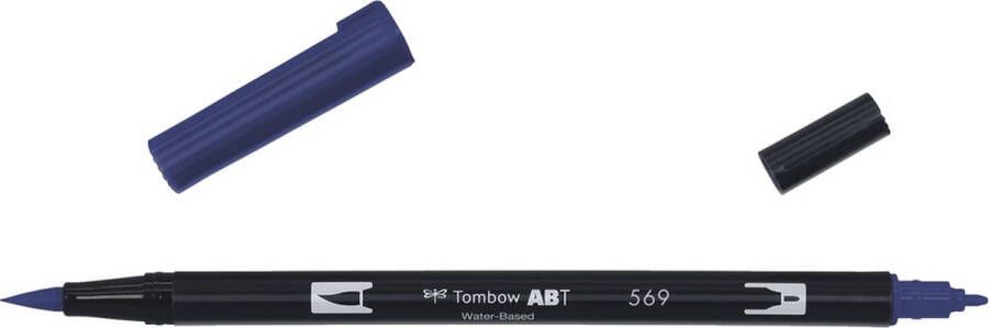 Tombow ABT dual brush pen Jet Blue ABT-569