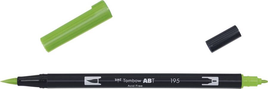 Tombow ABT dual brush pen light green ABT-195