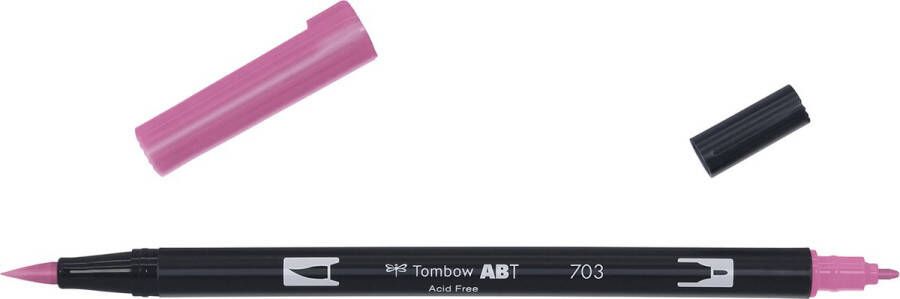 Tombow ABT dual brush pen pink rose ABT-703