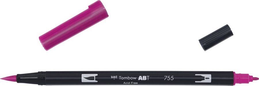 Tombow ABT dual brush pen rubine red ABT-755