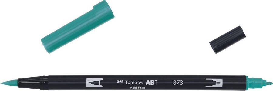 Tombow ABT dual brush pen sea blue ABT-373
