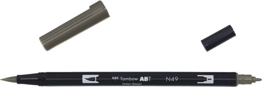 Tombow ABT dual brush pen Warm Grey 8 ABT-N49