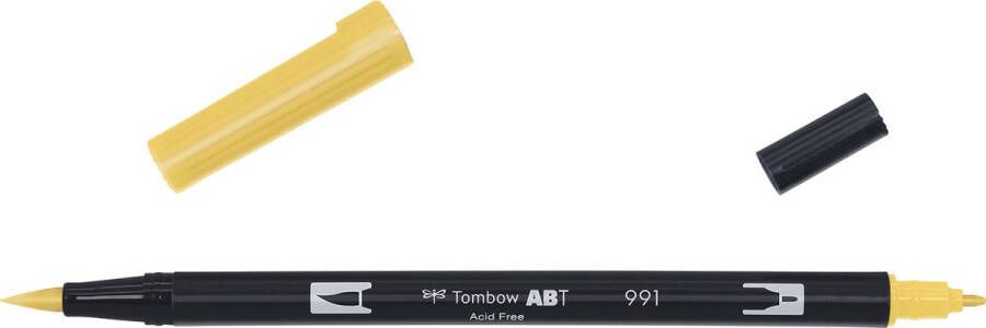 Tombow ABT dubbele brushpen light ochre ABT-991
