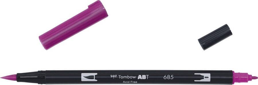 Tombow Brush pen ABT dual brush pen Deep magenta