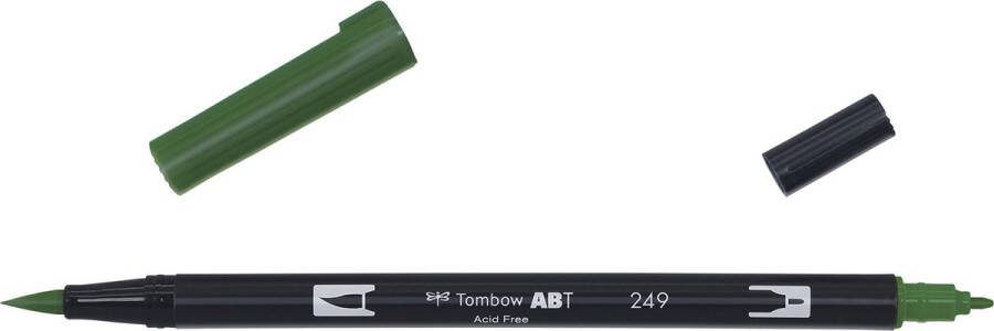 Tombow Brush pen ABT dual brush pen Hunter Groen
