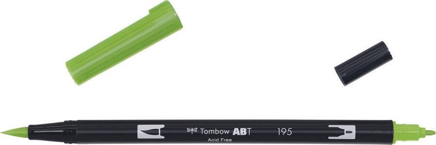 Tombow Brush pen ABT dual brush pen Light Groen