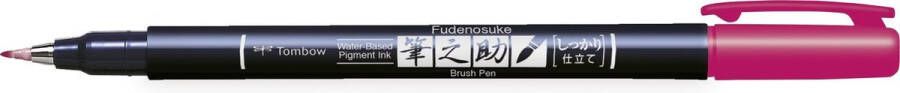 Tombow Fudenosuke Brushpen Pink