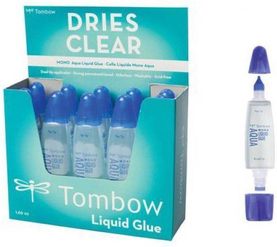 Tombow Liquid glue Aqua 10 st 50 ml 19-PT-WTC-10P