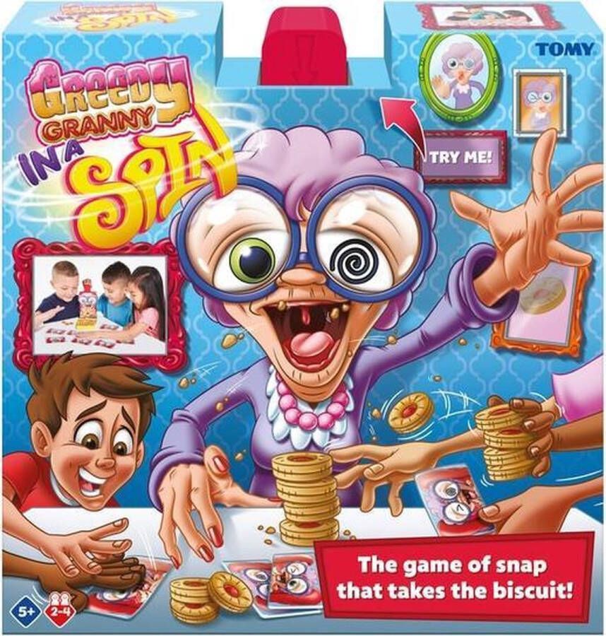 Tomy Greedy Granny in a Spin Actiespel Gezelschapsspel voor Kinderen