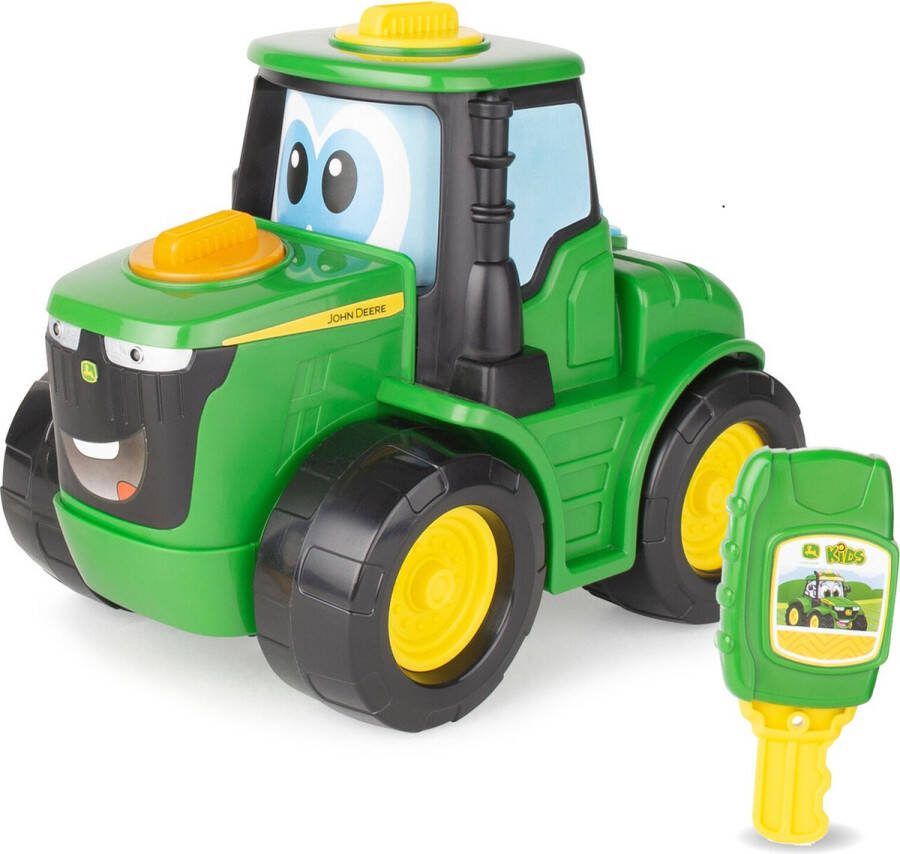 Tomy Johnny Tractor met sleutel Key 'n Go John Deere