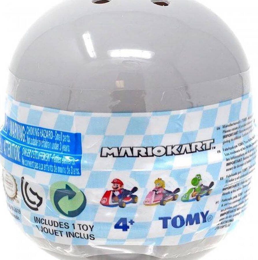 Tomy Mario Kart Display van 12 Figurines Gacha Pon Friction Racers