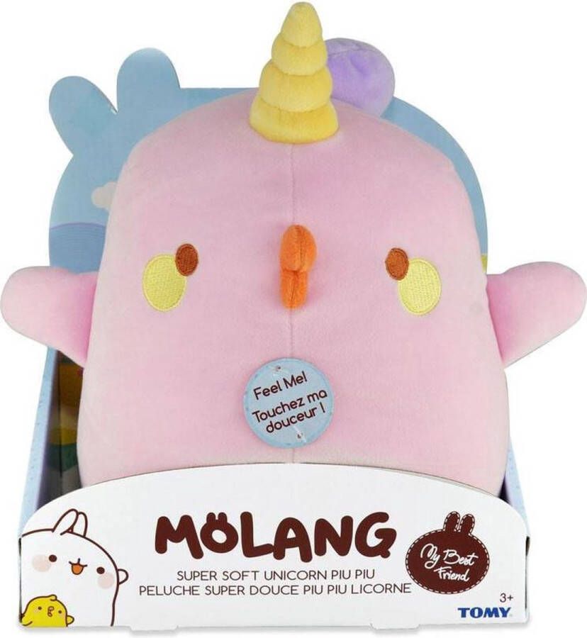 Tomy Molang: Piu plushie pluche knuffel unicorn versie version