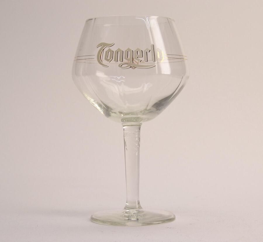 Tongerlo Bierglas 33cl Origineel glas van de brouwerij Glas op voet Nieuw