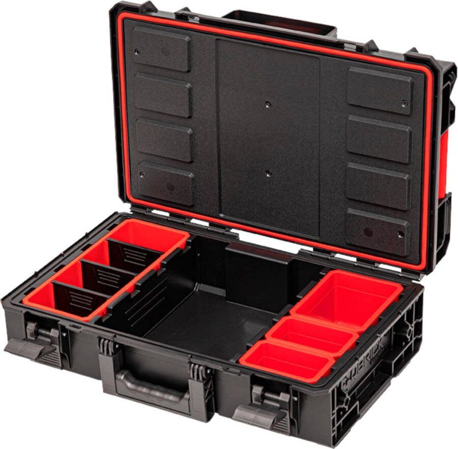 Toolbrothers RHINO XXL gereedschapskoffer ECO Comfort+ hoogte M modulaire organizer 585 x 385 x 190 mm 15 4 l stapelbaar IP66