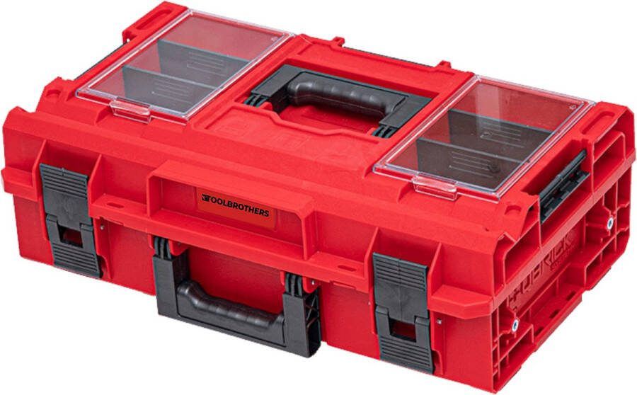 Toolbrothers RHINO XXL gereedschapskoffer ULTRA Comfort+ hoogte M Modulaire organiser op x 385 x 190 mm 15 4 l stapelbaar IP66