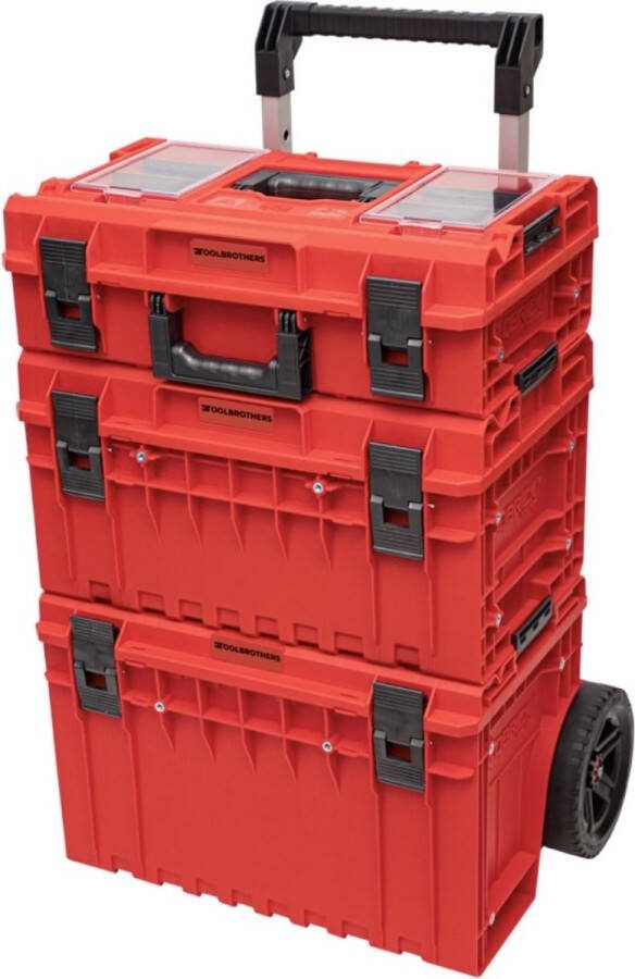 Toolbrothers RHINO XXL Set 1 ULTRA Werkplaatset + ULTRA Gereedschapskoffer Comfort+ Hoogte L + ULTRA Gereedschapskoffer Comfort+ Hoogte M + ULTRA Kar Mobiele Gereedschapskoffer