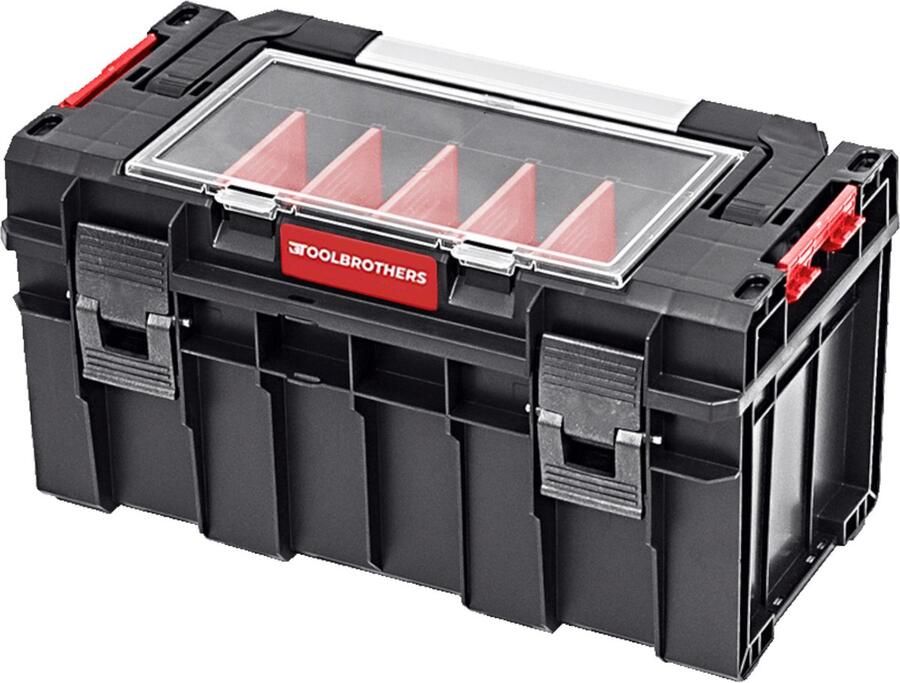 Toolbrothers RHINO L gereedschapskoffer ECO Handling+ hoogte M stapelbaar 450 x 260 x 240 mm 14 l IP54