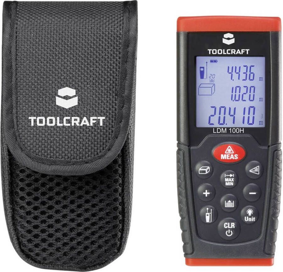 TOOLCRAFT LDM100H Laserafstandsmeter Meetbereik (max.) 100 m