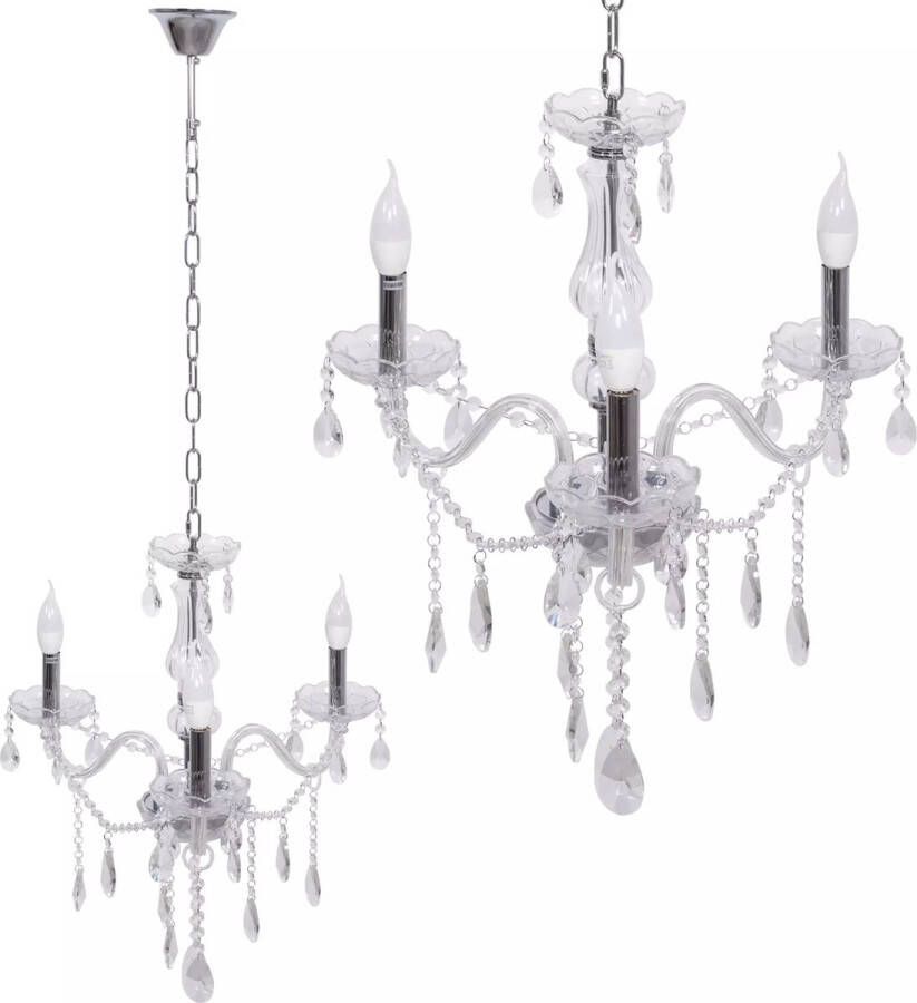 TooLight Hanglamp 300752 Kroonluchter E14 Chroom